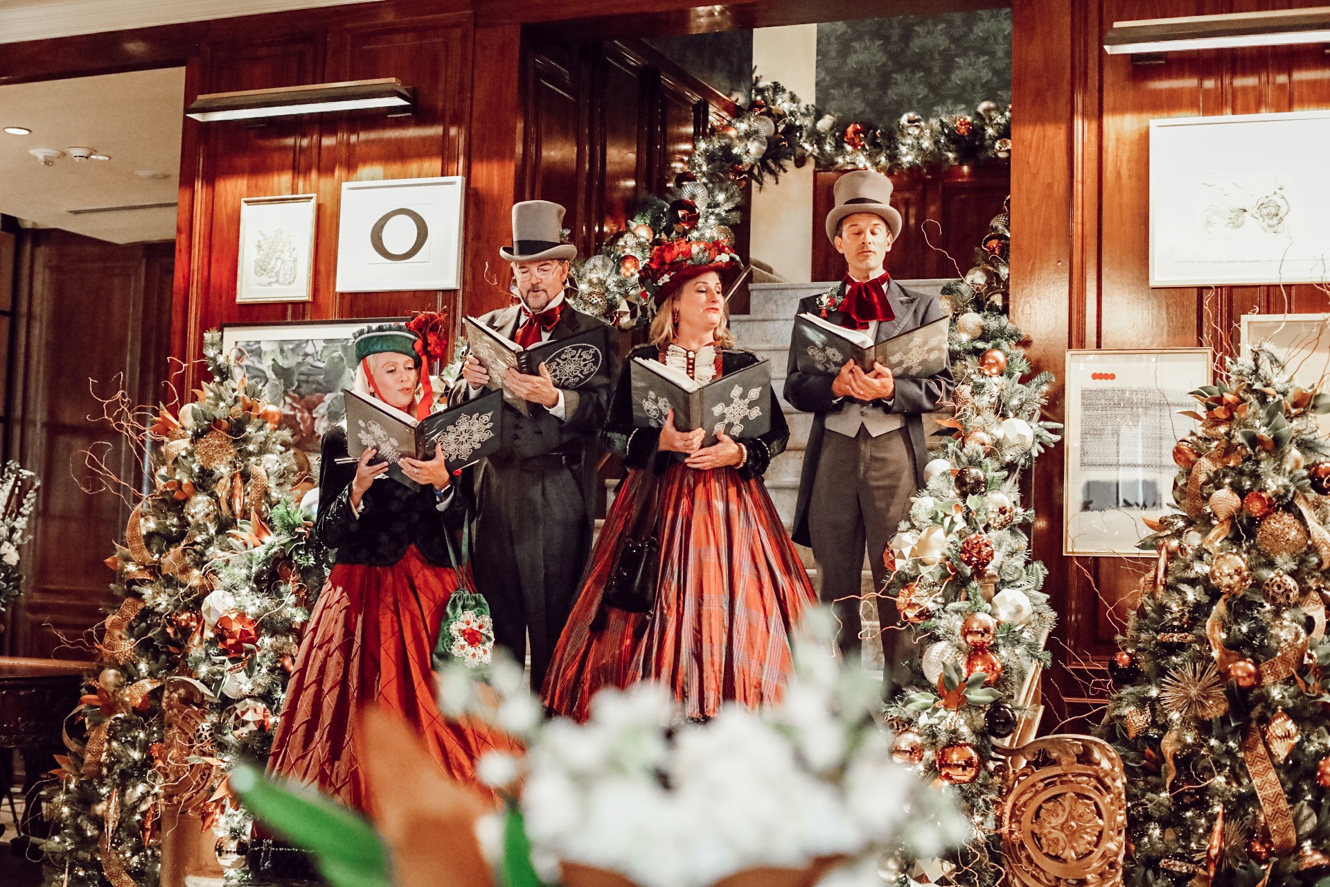 Collins Classic Carolers at the Adolphus Hotel